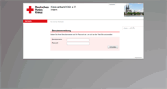 Desktop Screenshot of intern.drk-koeln.de